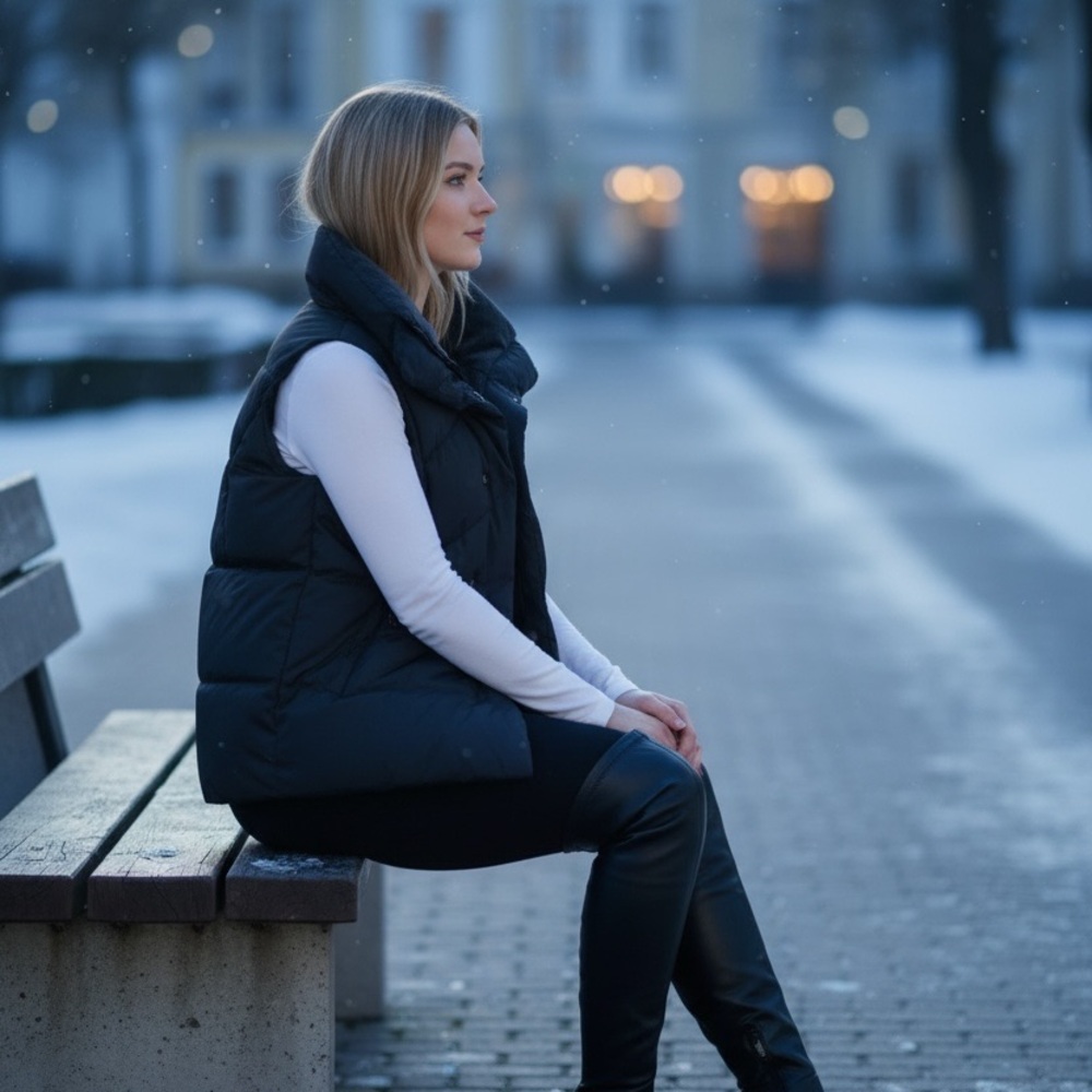 Under Armour Olive Sleeveless Puffer Vest size Large